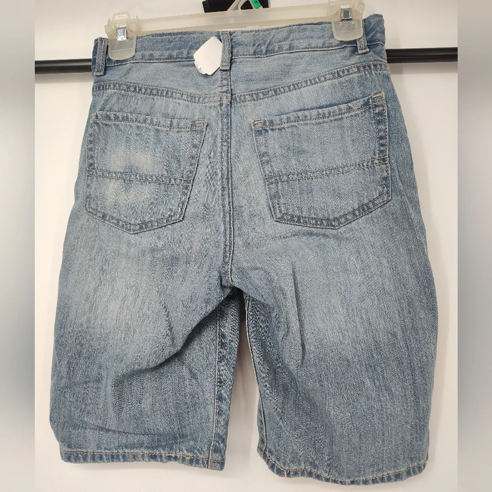 The Children's Place Distressed Light Blue Denim Shorts Size Boys 12